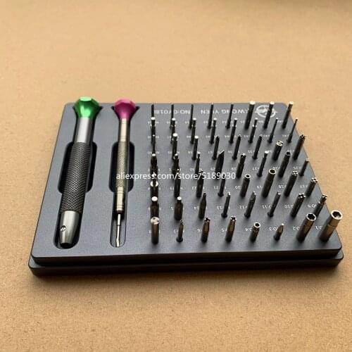 NEW Watch Repair Tool Kits Assortment of 56 Tips Stainless Steel Watch Screwdriver Set for Brand Watch Repair