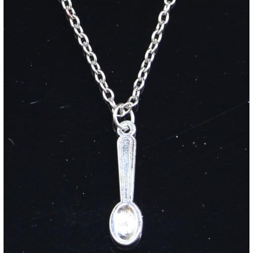 New Fashion Necklace 24mm kitchen cooking spoon Pendants Short Long Women Men Colar Gift Jewelry Choker