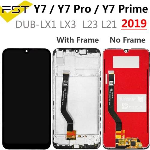 For HUAWEI Y7 2019 LCD Display+Touch Screen Digitizer Replacement For Huawei Y7 2019 / Y7 Prime 2019 DUB-LX3 DUB-L23 DUB-LX1