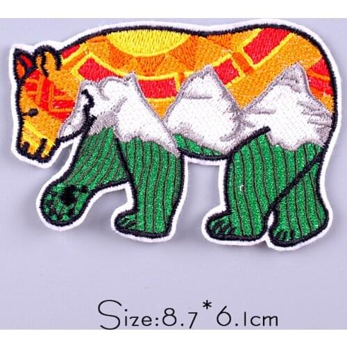 Clown Skull Patch Embroidered Patches For Clothing Alien Punk Sewing Badge Patch Iron On Patch On Clothes Applique Jacket Jeans