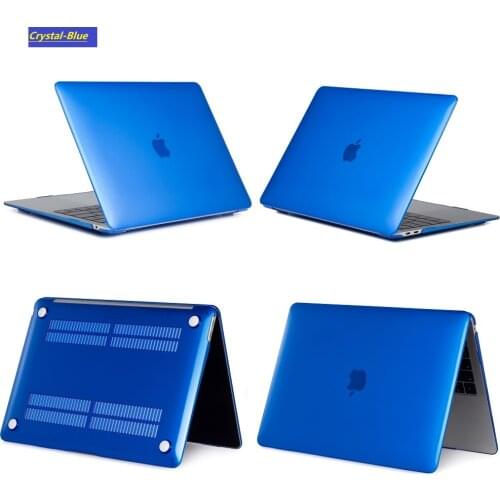 Crystal Laptop Hard Case Cover For Apple Macbook Air Pro Retina with/without Touch Bar 11 12 13 15 inchs A2179 A2337 A2338