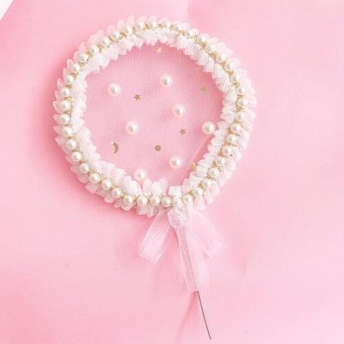 Romantic Prince Princess Theme Wedding Cake Decoration Favors Party Supplies Pearl Crown Iron Garland Happy Birthday Cake Topper