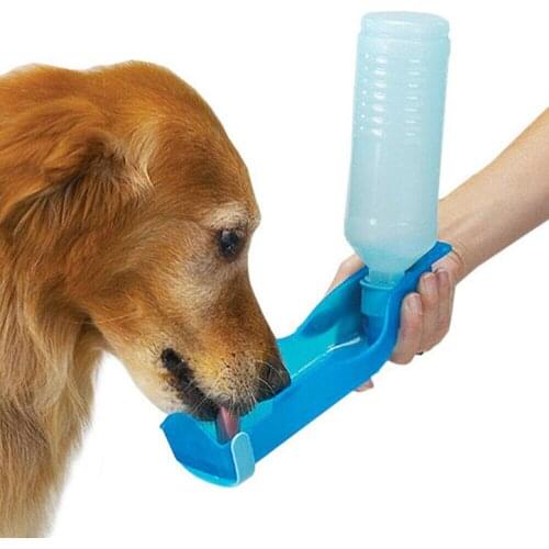 250ml/500ml Pet Folding Drinker Pet Dog Water Bottle Pet Dog Cat Outdoor Portable Drinking Bottle Bowl Pets Travel Drinker