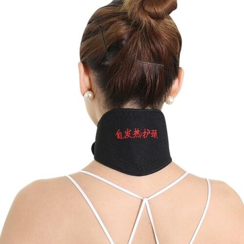 Tourmaline Belt Neck Brace Support Self-Heating Neck Support Magnetic Therapy Massage Neck Guard Collar Wrap Protection