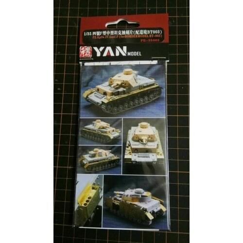 Yan Model PE-35003 1/35 Pz.Kpfw.IV Ausf.F1 Detail Up Set for Border Model BT-003