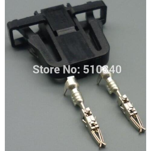 1kit 2Pin car connector door lamp connector for LEAR for Audi for VW ect for Volkswagen License plate lamp
