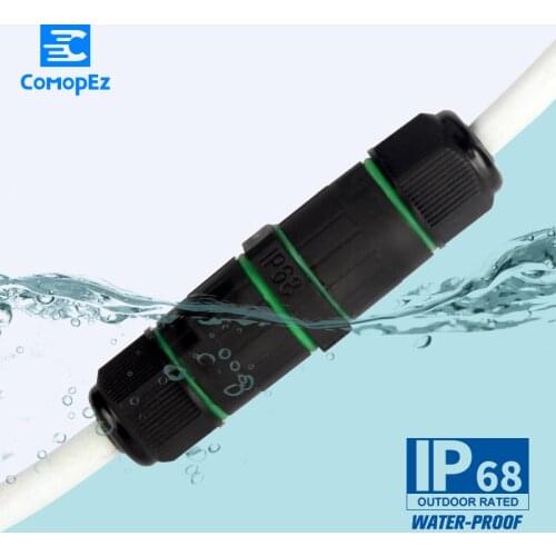 1PC 3pin IP68 Waterproof Connector for Wire IP68 CA8-PG9-3P Electrical Sealed Retardant Electricos Para Cable Conectors