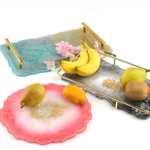 1PC Wine Rack Silicone Mold DIY Tray Mould Tea Tray Glue Mould Fruit Tray Crystal Glue Mould Tray Coaster Mould DIY Material