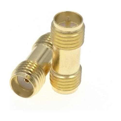 10pcs RP-SMA Female To SMA Female RF Connector Adapter