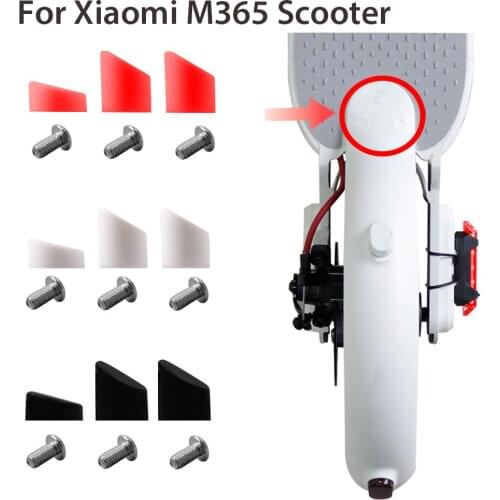 3PCS Scooter Rear Back Fender Mudguard Screws Rubber Cap Screw Plug Cover For Xiaomi mijia M365 Electric Scooter Parts