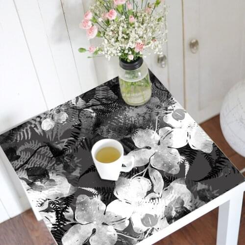 55*55cm Ink Painting Waterproof Stickers PVC Removable Table Wallpaper Self-adhesive Home Decoration Accessories Desk Covers