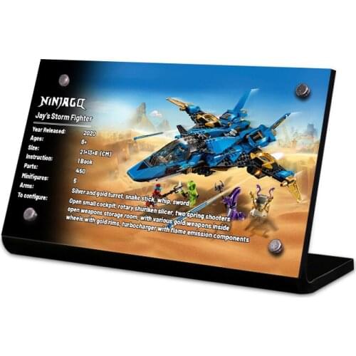 Acrylic Display Stand Brand For 70668 Storm Fighter Model Toys Building Blocks Kid Gifts Toys