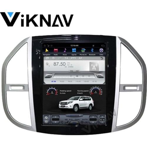 Vertical screen car GPS navigation for Benz VITO 2016+/Metris 2016+ auto GPS radio IPS multimedia player