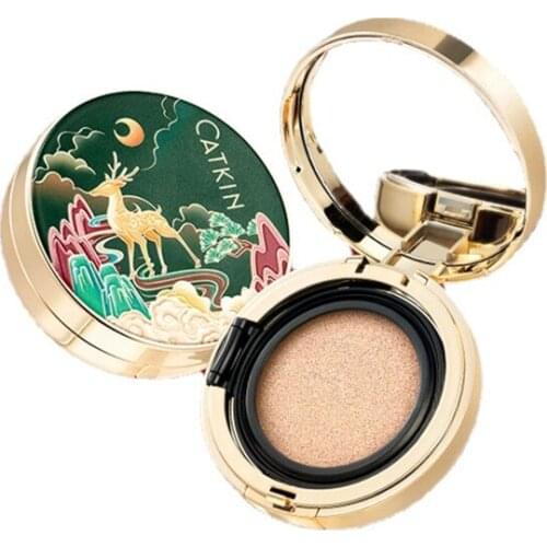 Catkin Spring River and Moon Night Cushion Foundation Lasting Moisturizing and Oil Controlling Concealer Brightening