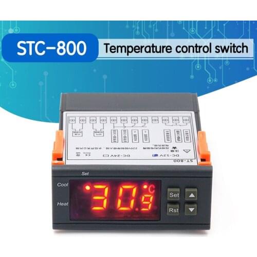 STC-800 Aquarium Incubator Seafood Machine Electronic Digital Microcomputer Temperature Controller Switch Cooling and Heating