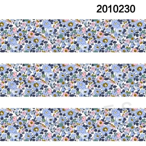 Hot Sale Beautiful Flower Style Pattern Printed 5 Yards 25mm/38mm/50mm/75mm Grosgrain/Satin Ribbon For Hair Bows DIY Accessories