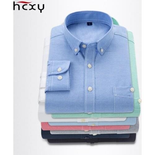 HCXY Men's Long Shirts
