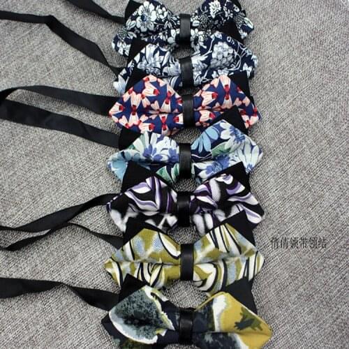 Newest Fashion Mens Bow Ties for Wedding Party cashew flower Bowtie garden style Cravat Mens Business Bowties For Men Gifts