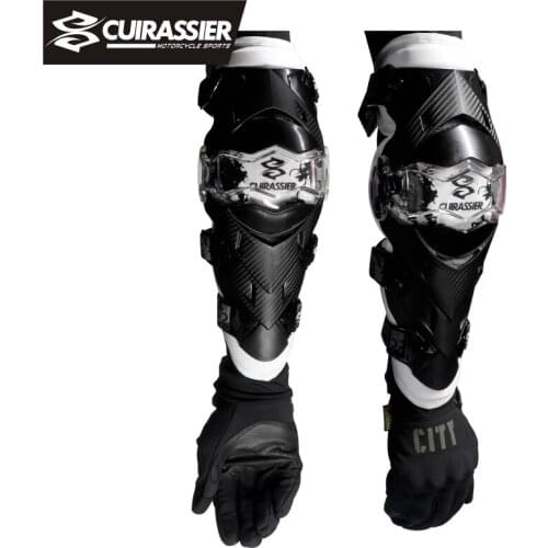 Cuirassier Professional Motorcycle Elbow Protector Motocross Kneepad Downhill Dirt Bike MTB MX Off-Road Racing Knee Pads 3 Color