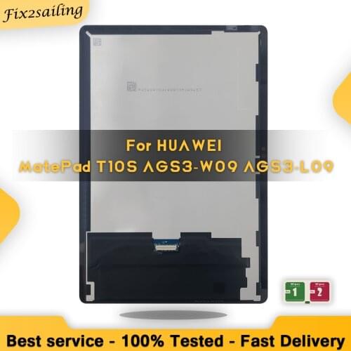 New Tested 10.1" LCD For HUAWEI MatePad T 10s T10S AGS3-L09 AGS3-W09 Display with Touch Screen Digitizer Assembly Repair Tablet