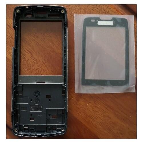 PHIXFTOP original front housing with glass for Philips X5500 Mobile housing for Xenium CTX5500 phone cellphone