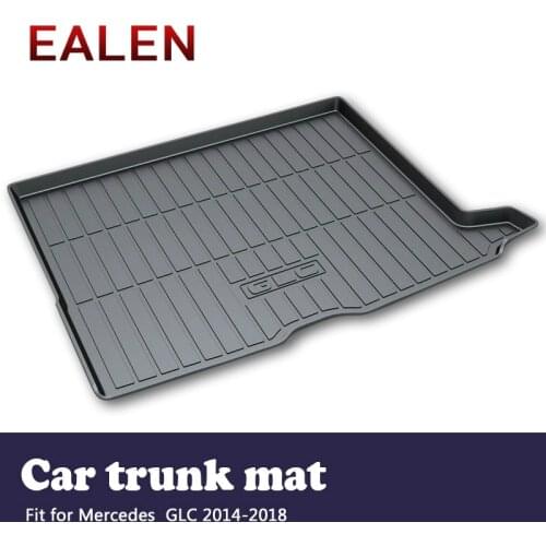 EALEN For Mercedes GLC X253 2014 2015 2016 2017 2018 Styling Boot Liner Tray Anti-slip Accessories 1Set Car Cargo rear trunk mat