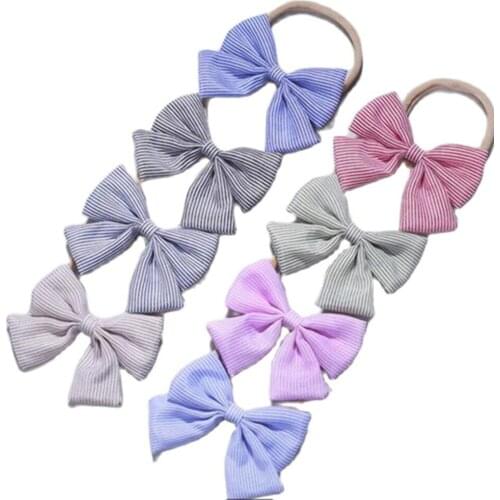 3" Velvet Cotton Fabric Hair Bow Hairpins Hair Barrettes Fashion Bowknot Hairclips For Women Girls Hair Accessories 36Pcs/lot