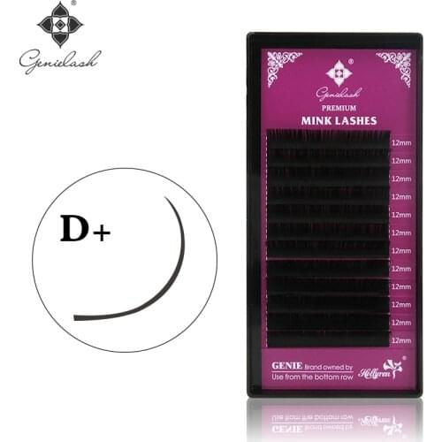 Genielash D+ individual eyelashes extensions lash extension supplies professional volume eyelashes extension makeup lashes