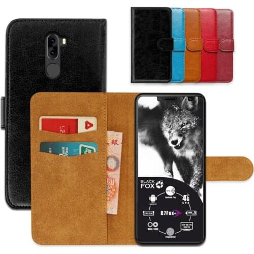 Luxury wallet case for Black Fox B7 PU Leather Special Flip Case With Card Pocket Ultra-thin Phone Cover,Kickstand case