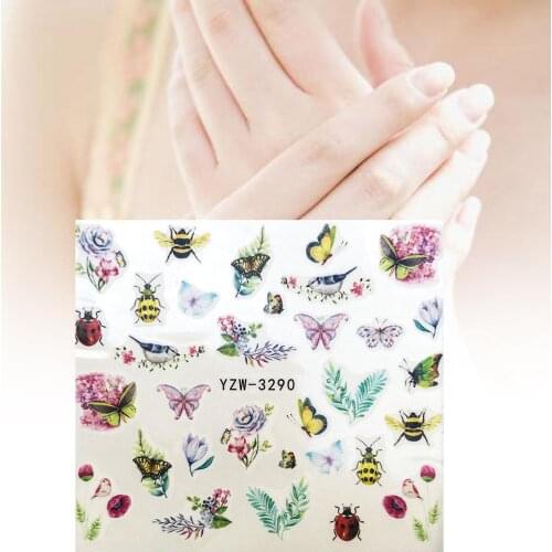 Nail Sticker Artistic Design Nail Decoration Vibrant Colors 2020 Latest Nail Styles for DIY