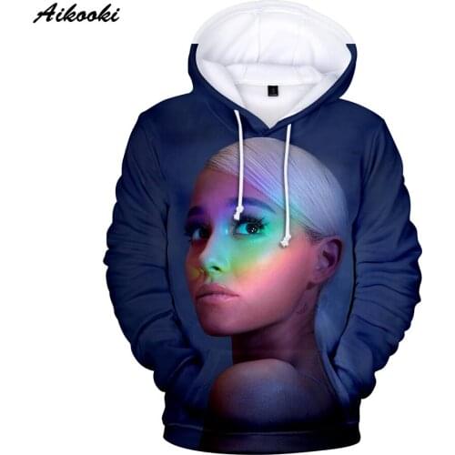 Classic Ariana Grande Hoodie Sweatshirts Men Women Hoody 3D Print Ariana Grande Sweatshirt Boy/Girls/Kids Hooded Oversized