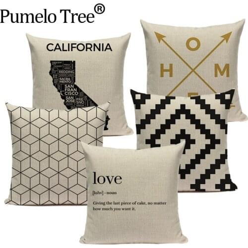 Thickened Ethnic Style Textiles Geometric Pattern Sofa Covers 45Cmx45Cm Square Sofa With Bed Printed Pillow Case