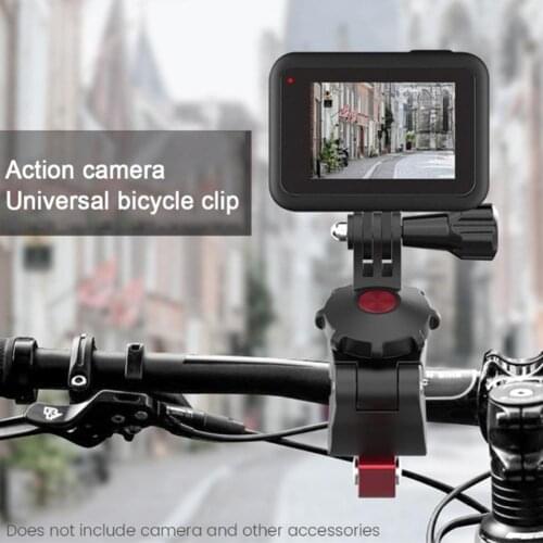 Bike Clip Mount For GoPor OSMO Action Pocket Bicycle Camera Clamp Accessories