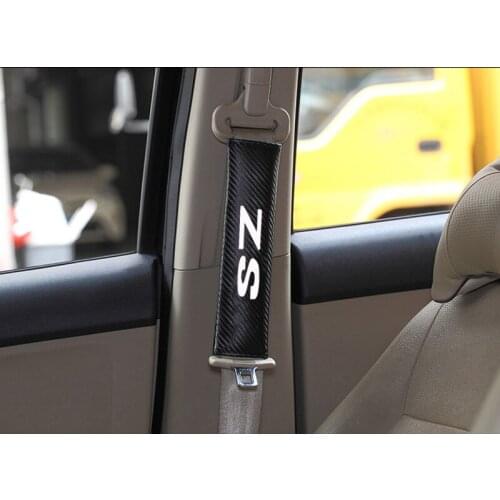 2pcs PU Fashion Car Seat Belt Cover Car Seat belt shoulder Pads for Mg Zs