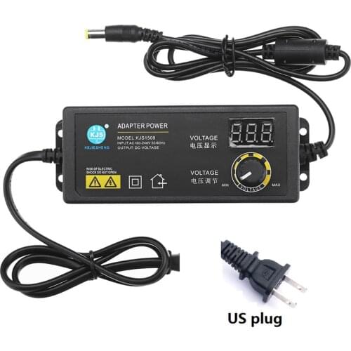 3-36V 60W Power Switching Adapter Adjustable Voltage with LED LCD Digital Display Screen Voltage Regulation Power Supply Adatpor