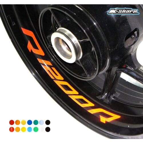 8 X CUSTOM INNER RIM DECALS WHEEL Reflective STICKERS STRIPES FIT BMW R 1200 R