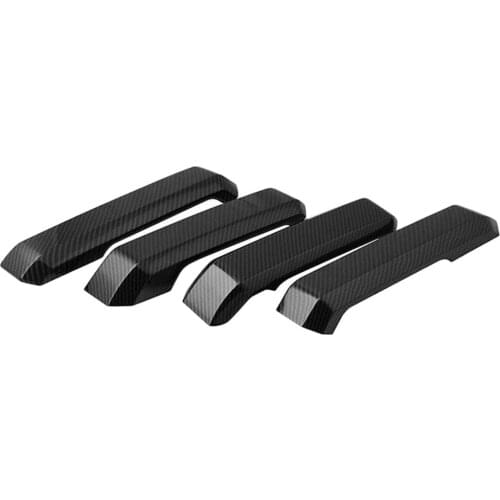 Carbon Fiber Interior Accessories Door Handle Cover Trim for Ford F150 15-17