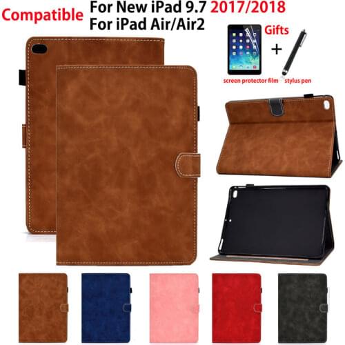 Cover For iPad 9.7 2018 2017 Case 6th 5th Generation Coque Smart Auto Sleep Funda For iPad Air 1 Air 2 Soft Shockproof Shell