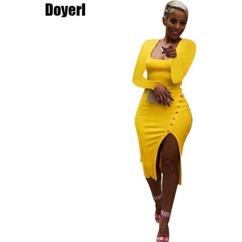 Модные вязаные платья Doyerl China At AliExpress