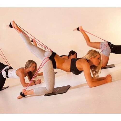 Gym Resistance Bands Women Exercise Yoga Tubes Pull Rope Rubber Lower Limb Strength Training Elastic Bands Fitness Equipment