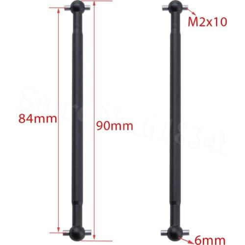 HSP 08029 Front/Rear Dogbone 89.5mm 90mm 2P For RC 1:10 Scale Monster Truck Parts Himoto Redcat