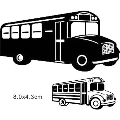 Metal Cutting Dies bus travel Stencil For DIY Scrapbooking Photo Album Embossing Paper Cards Crafts christmas frame dies Cuts