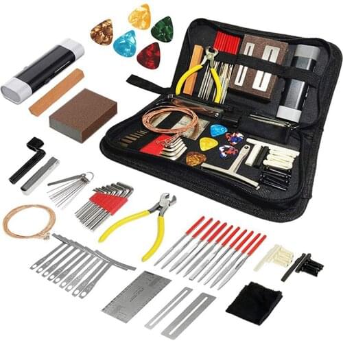 Guitar Repair Tools Kit Maintenance Tool Kit Acoustic Guitar Cleaning Maintenance Luthier Tools