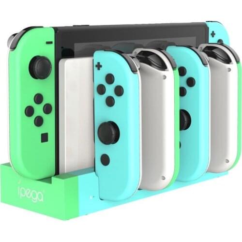 New PG-9186 portable Dongsen Switch handle charger NS Joy-Con left and right four- charging small handle charging base charger