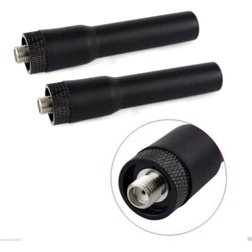 Oppxun 2pcs Dual Band 144/430MHz Soft Antenna SMA-F for Kenwood BAOFENG UV5R 888S radio