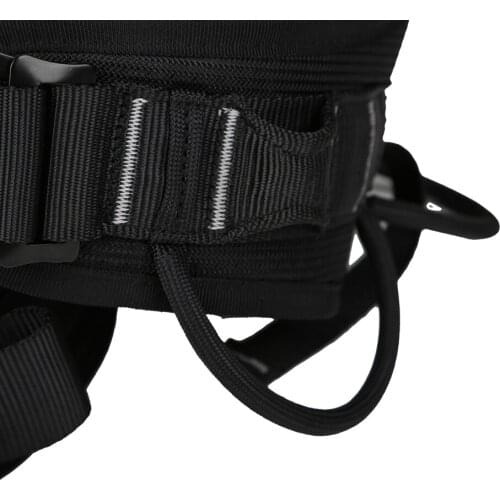 Pro Safety Harness Mountaineering Rock Tree Climbing Rappelling Equip Gear