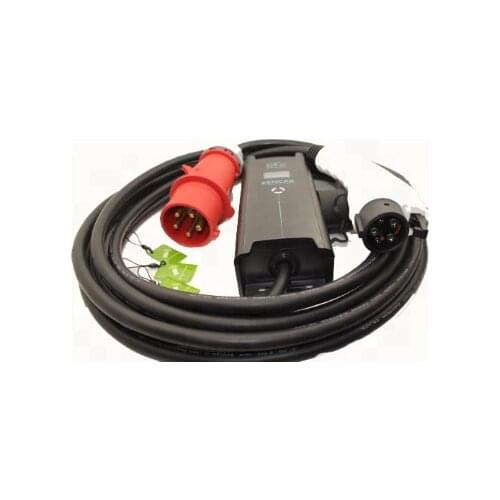 Zencar adjustable EVSE chargers Type 1 charger for home car charging with industrial plug 32A CEE