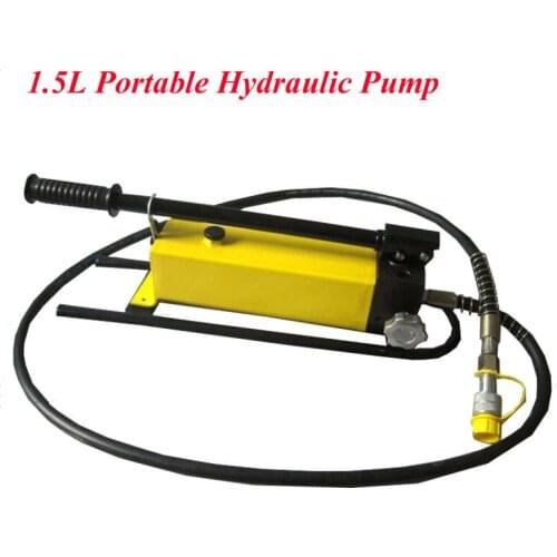Manual Hydraulic Hand Pump 1.5L Portable Hydraulic Pump With Pressure Gauge Ultra High Pressure Pump CP-700B