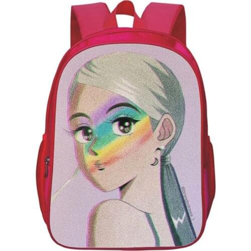 Ariana Grande Backpack Star Singer Cartoon Printing School Bag Girl Bags Casual Cosplay Knapsack Student Bookbag Mochila