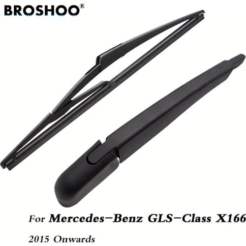 BROSHOO Car Rear Wiper Blades Back Windscreen Wiper Arm For Mercedes-Benz GLS-Class X166 Hatchback (2015-) 305mm Auto Styling